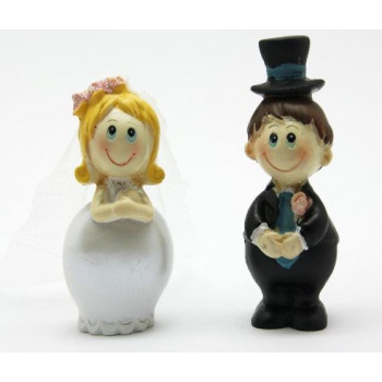 Casal noivos com altura 6 cms altura