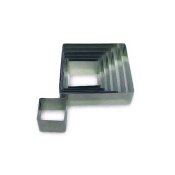 Cortante quadrado inox com...