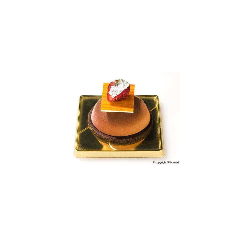 Molde Silicone Meia Esfera Terracotta (Silikomart) | CakeDreams