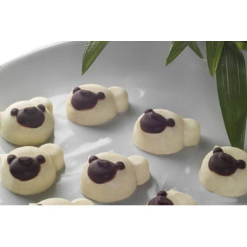 Molde Silicone panda - urso...