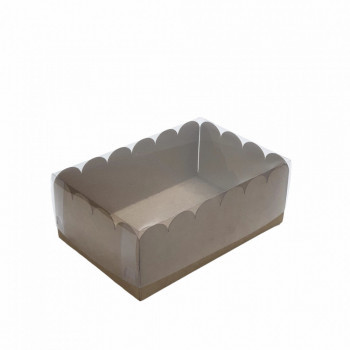 Caixa em papel kraft com...