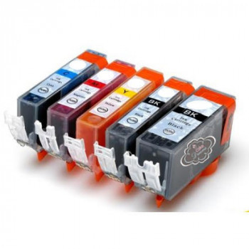 Tinteiro com corante alimentar PGI580 -CL581Canon - black - preto fino