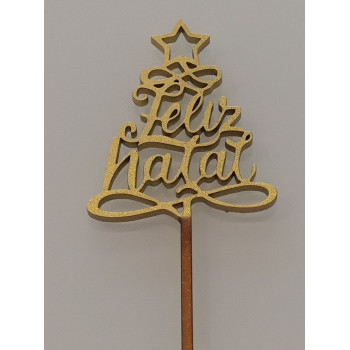 Topo de bolo em MDF Feliz...
