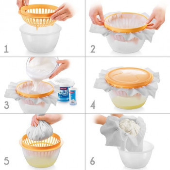 Conjunto p/ preparar queijo...