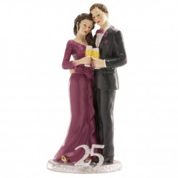 Noivos bodas de 25 anos - bodas de prata Dekora