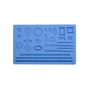 Molde silicone motivo joalharia Wilton