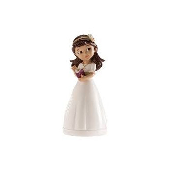 Menina comunhão com livro 13 cm Dekora