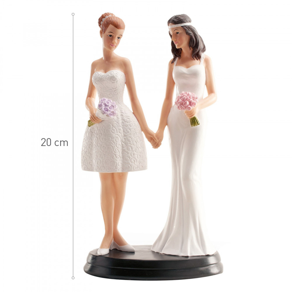 Noivas (casamento feminino) – topo de bolo | CakeDreams