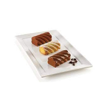 Molde Silicone 3D elegance Silikomart semifrio terracota swing