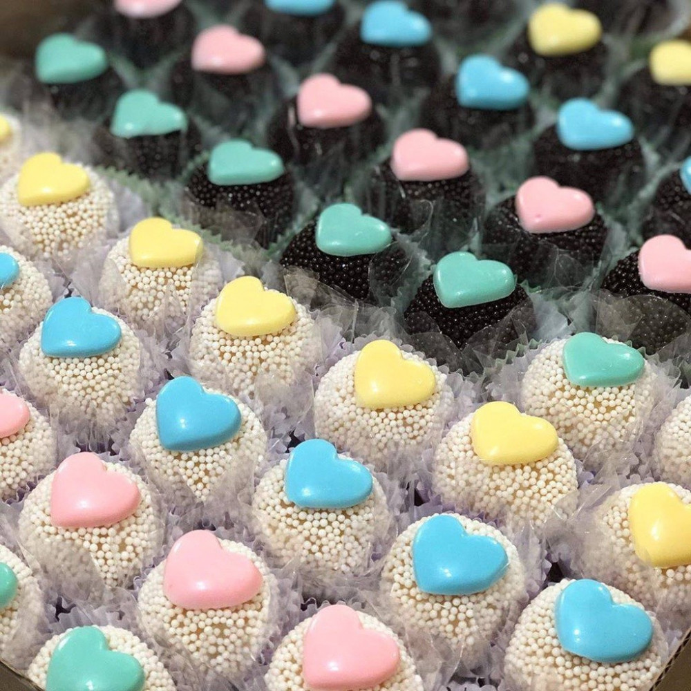 Molde acetato Corações mini para chocolate | CakeDreams