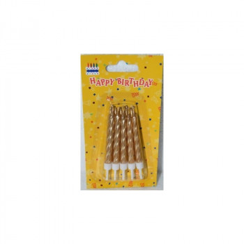 Velas com 6 cms torcida- 10...