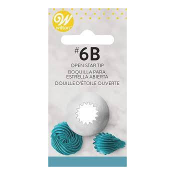 Bico de decoração estrela 6B Wilton