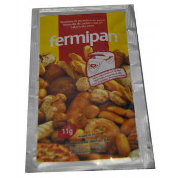 Fermento padeiro em pó 11g fermipan