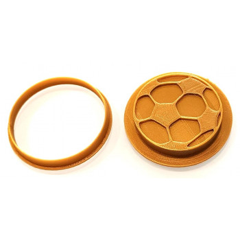 Cortante com marcador bola futebol