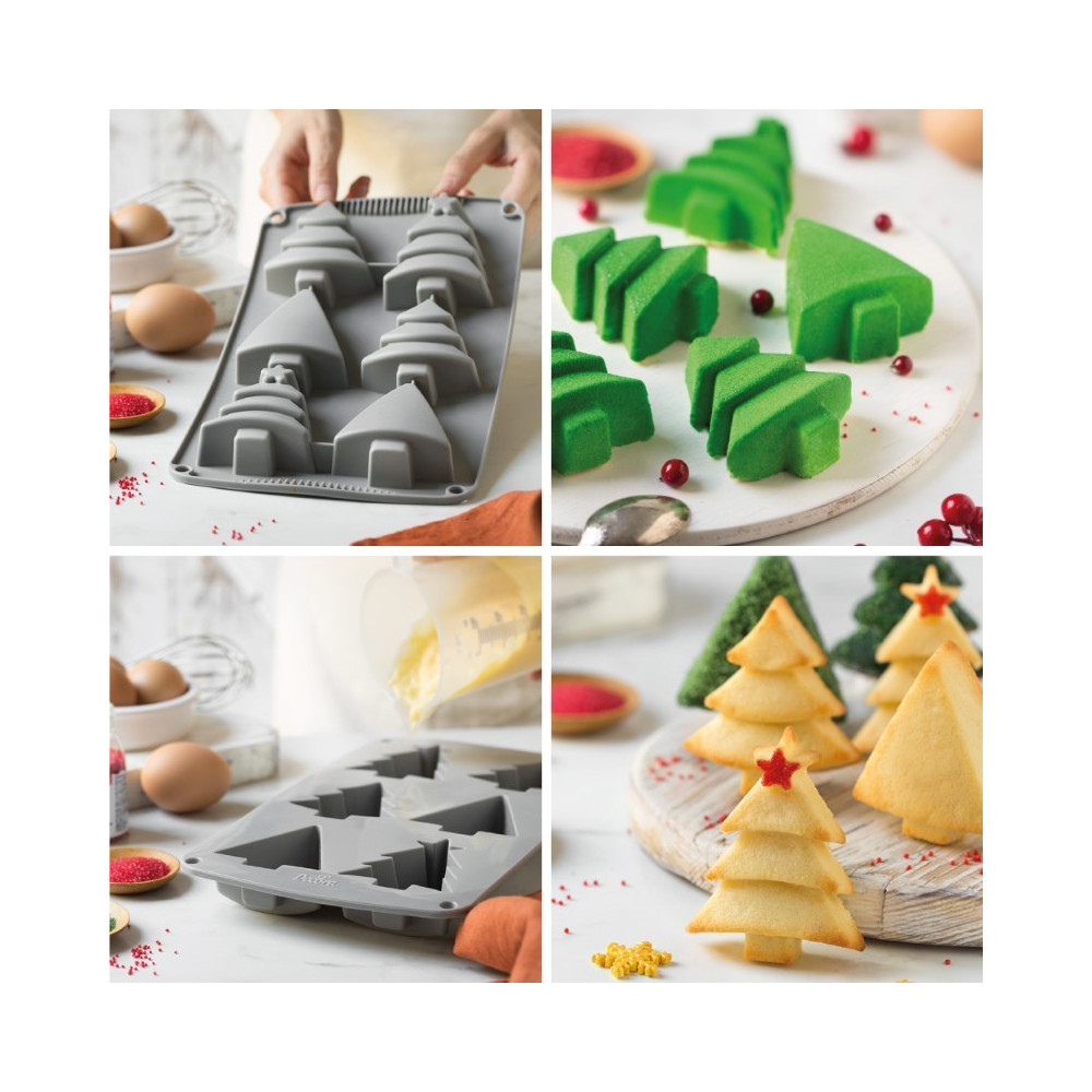 Molde Silicone Árvores de Natal | CakeDreams