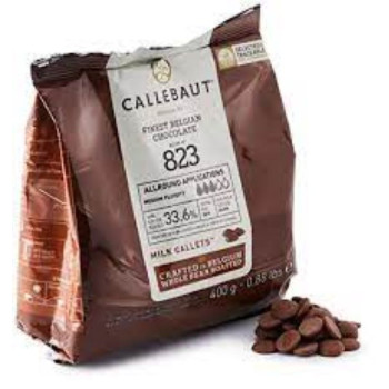 Chocolate leite Callebaut - 823 - 33.6% - 400 gr.