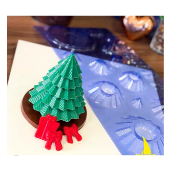 Molde acetato  arvore Natal 3D Porto formas