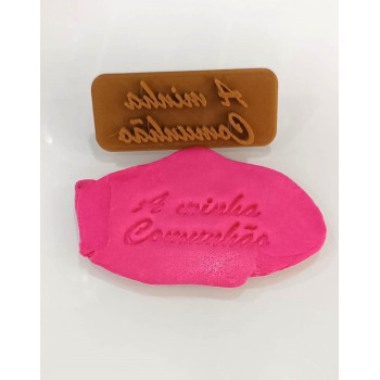 Marcador - Carimbo - A minha comunhão