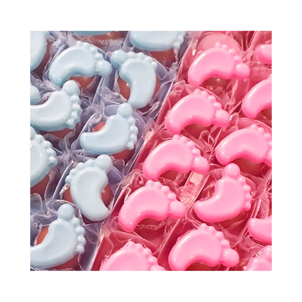 Molde acetato simples “Pezinhos” para chocolate | CakeDreams