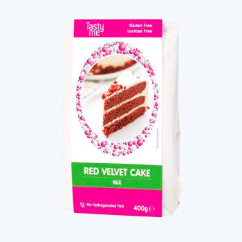 Mix bolo red velvet - sem gluten - sem lactose - 400 gr.