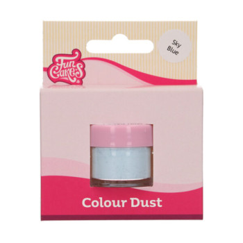 Corante em pó azul ceu colour dust 6,5 gr. funcakes