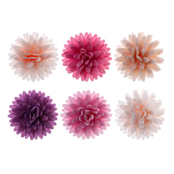 Flores de hóstia - pompom...
