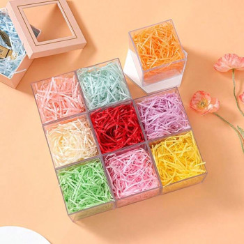Palha papel para enchimento - 200 gr. várias cores