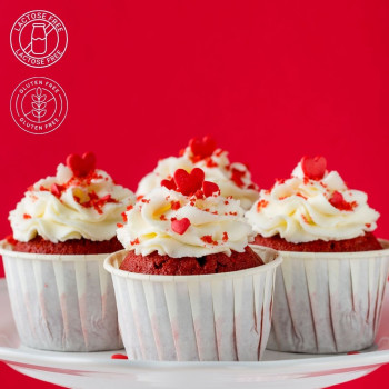 Mix bolo red velvet - sem gluten - sem lactose - 400 gr.