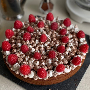 Bolo chocolate com pepitas...