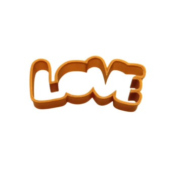 Cortante Love bolachas -...