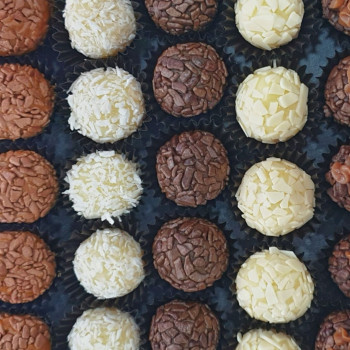Escama de chocolate branco