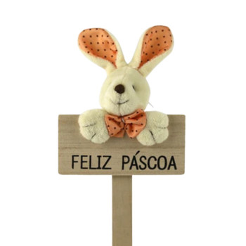 Placa Coelho Feliz Páscoa | CakeDreams