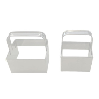 Cortante de inox liso quadrado rissois