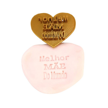 Marcador dia da mãe - Carimbo - Melhor mãe do mundo
