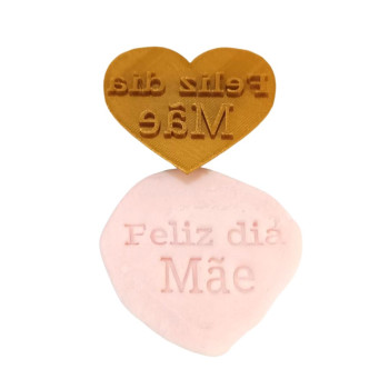 Marcador dia da mãe - Carimbo - Feliz dia mãe