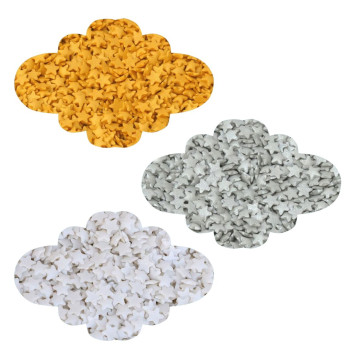 Estrelas em açúcar - 100 gr. várias cores