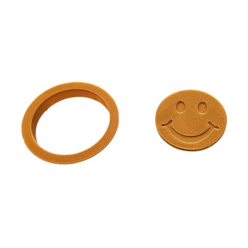 Cortante com marcador emoji sorridente