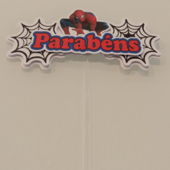 Topo de bolo “Homem-Aranha” | CakeDreams