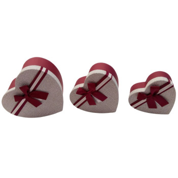 Caixa em cartão forma coração - unidade