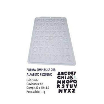 Molde em acetato simples...