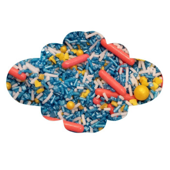 Mix love azul 100 gr. confeti