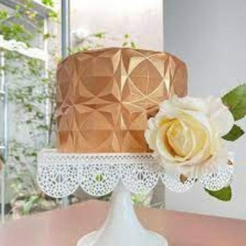 Folha de acetato “Origami Cake” (simetria perfeita) | CakeDreams