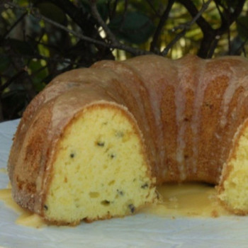 Preparado Bolo de maracujá...