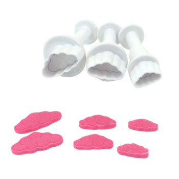 Conj. 3 cortantes com ejector nuvens mini