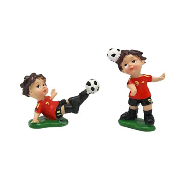 Jogador futebol vermelho...
