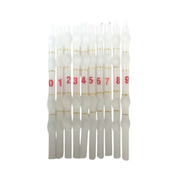 Velas branca com número - unidade