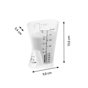 Copo medidor dupla face 250 ml - Tescoma - Cakedreams