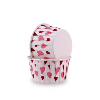 Copo - capsula cupcake 24 unid. - petifur - Corações