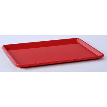 Tabuleiro self-service com 480x370 mm vermelho