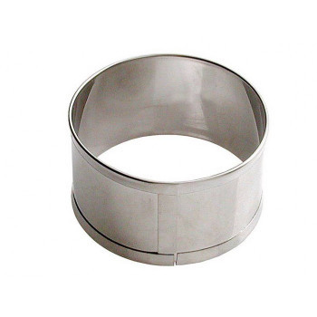 Forma aro de bolo arroz com 4 cm alt. e 6,5 cm diâmetro